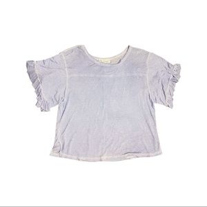 Ruffled Slouchy Tee